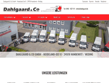 Tablet Screenshot of dahlgaard.de